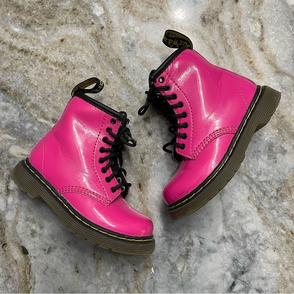 Dr. Martens 1460 8-Eye Boot - Little Kid Pink - Picture 12 of 12